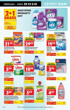 Pogląd oferty "Kapsułki do prania Ariel All in One Pods, 22 szt., Kapsułki do prania Ariel All in One Pods, 22 szt." - ważna od 29.12.2025 | Strona: 72