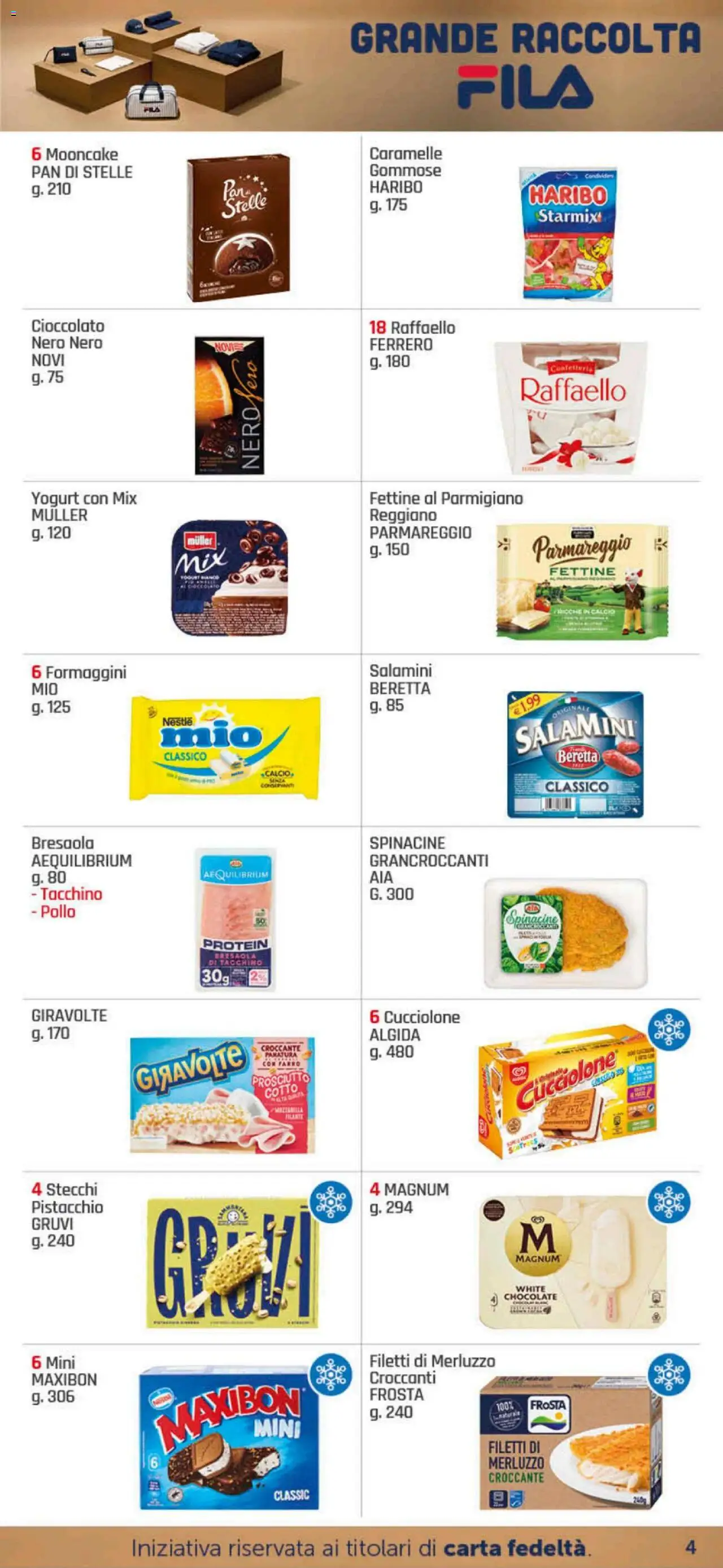 Volantino DOK del 27.10.2025 | Pagina: 4 | Prodotti: Yogurt, Cioccolato, Merluzzo, Tacchino