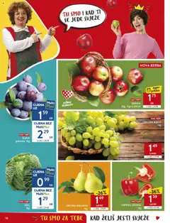 Konzum katalog | vrijedi od 17.09.2025 | Stranica: 16 | Proizvodi: Kelj, Paprika, Grožđe, Kruška