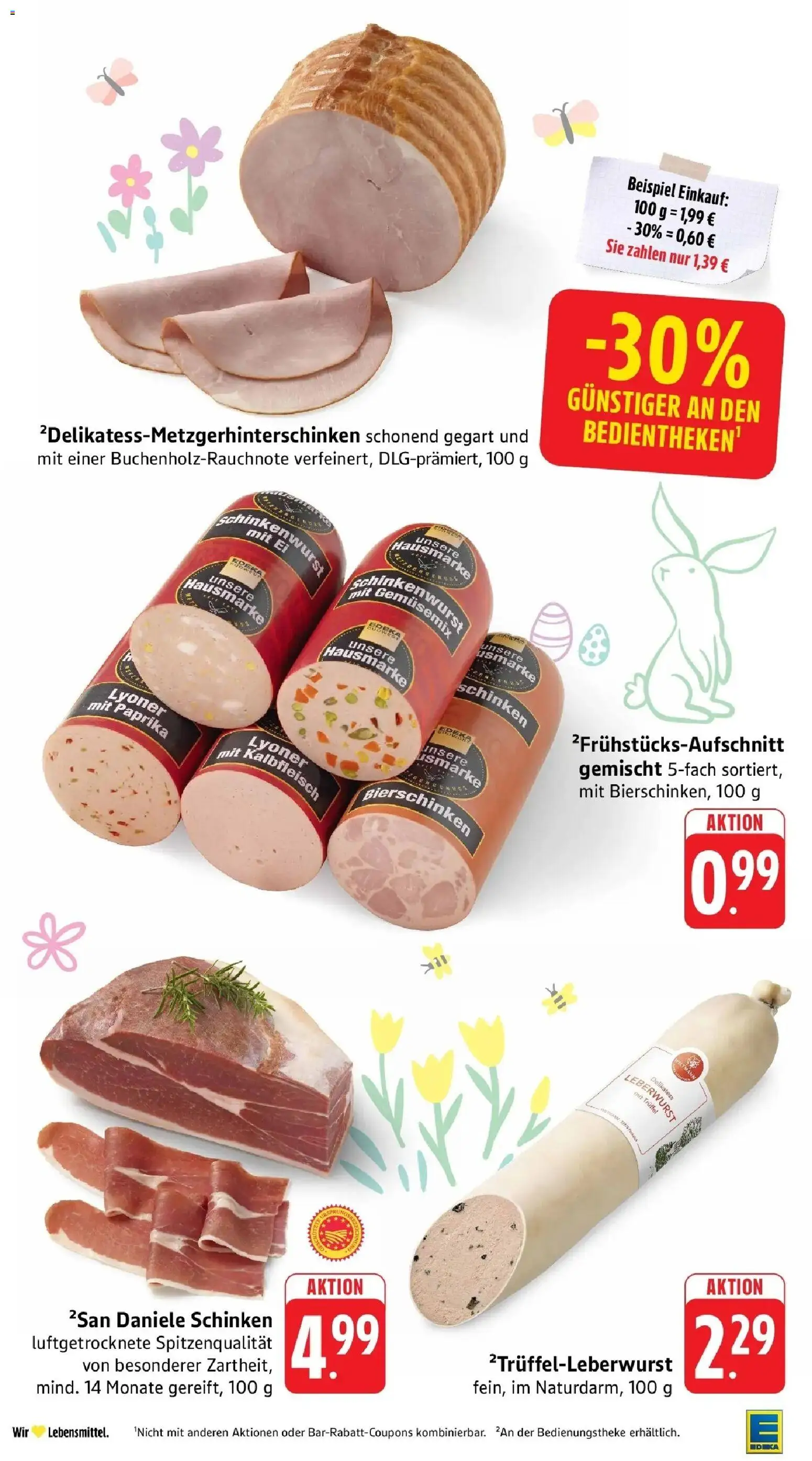 Edeka prospekt Göppingen-Ursenwang	 – gültig ab 30.03.2026 | Seite: 8 | Produkte: Paprika, Schinken
