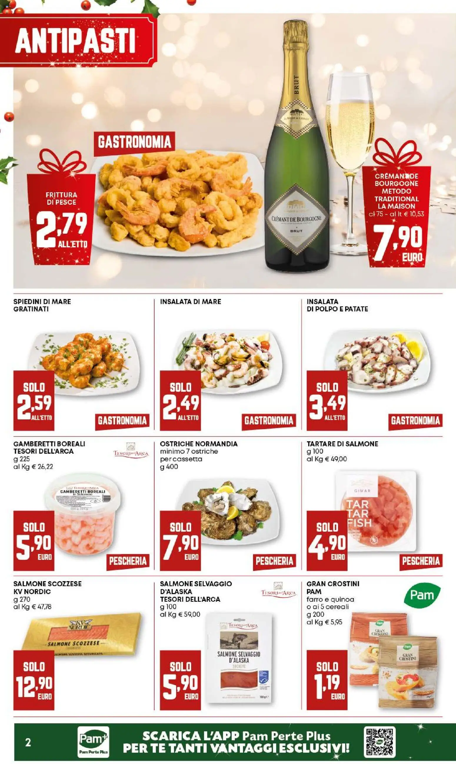 Volantino PAM del 18.12.2025 | Pagina: 2 | Prodotti: Cereali, Insalata, Crostini, Gamberetti