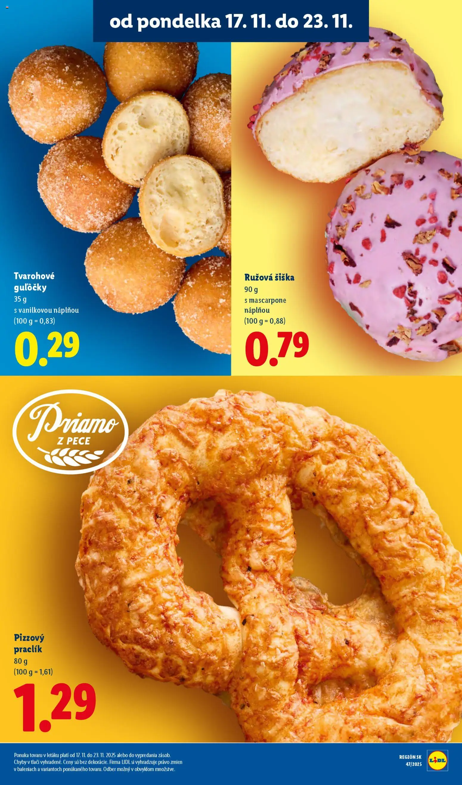 Nové Lidl akcie – leták je platný od 17.11.2025 | Strana: 17 | Produkty: Mascarpone