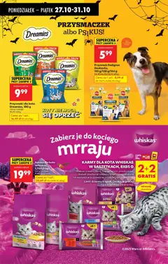 Pogląd oferty "Biedronka gazetka" - ważna od 27.10.2025 | Strona: 82 | Produkty: Karta, Pedigree, Karma dla kota, Wołowina