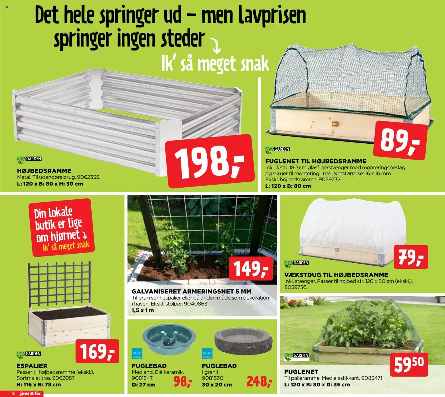 Jem & fix tilbudsavis – gyldig fra 19.04.2026 | Side: 8 | Produkter: Søm