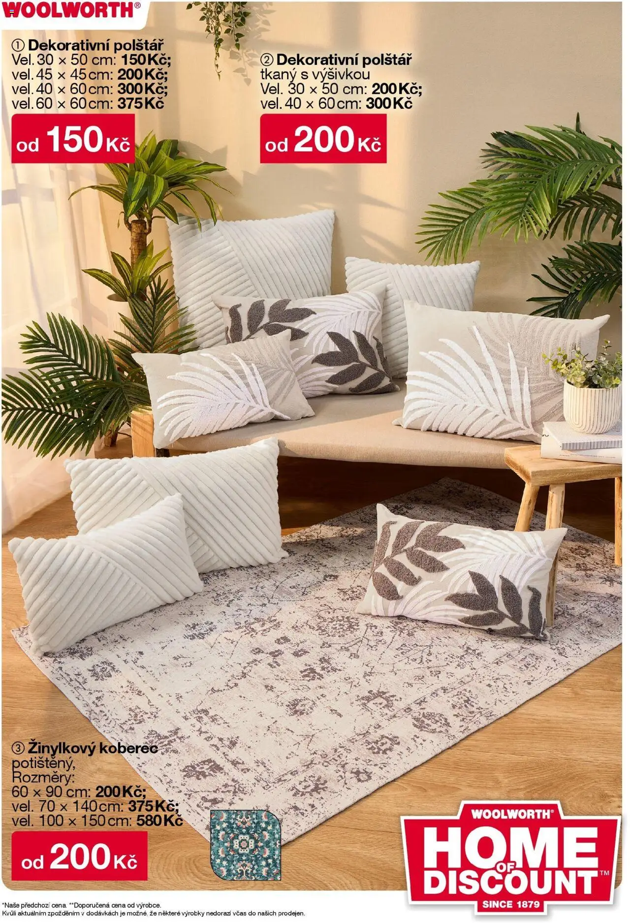 Woolworth leták od 08.08.2025 - akční nabídka | Strana: 6 | Produkty: Polštář, Koberec