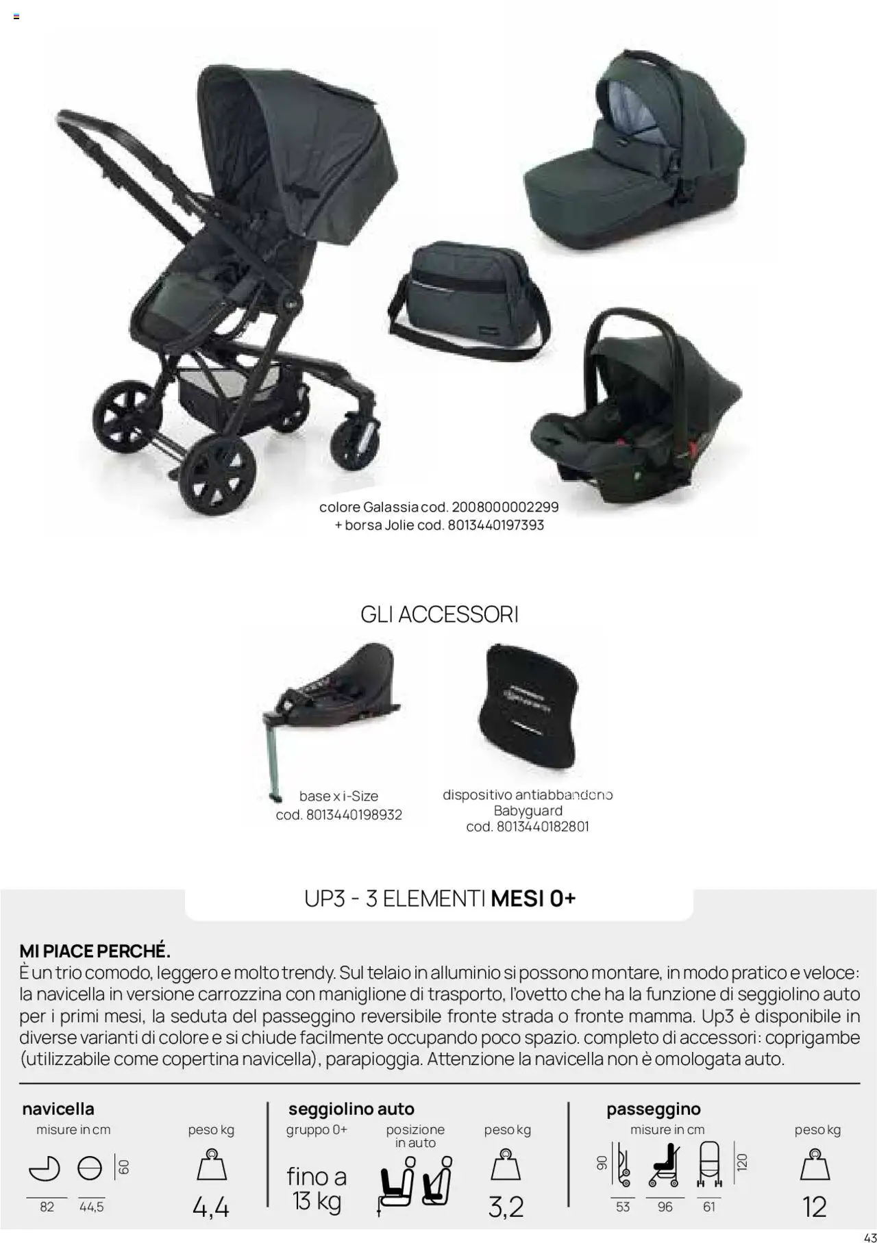 Volantino Prenatal del 01.01.2025 | Pagina: 38 | Prodotti: Passeggino, Seggiolino, Borsa, Alluminio