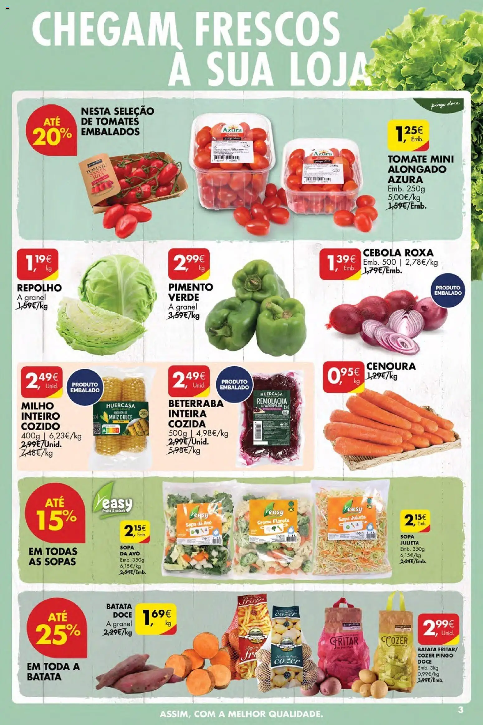 Pingo Doce Black Friday │ válido de 27.11.2025 | Página: 3 | Produtos: Beterraba, Repolho, Cebola, Tomates