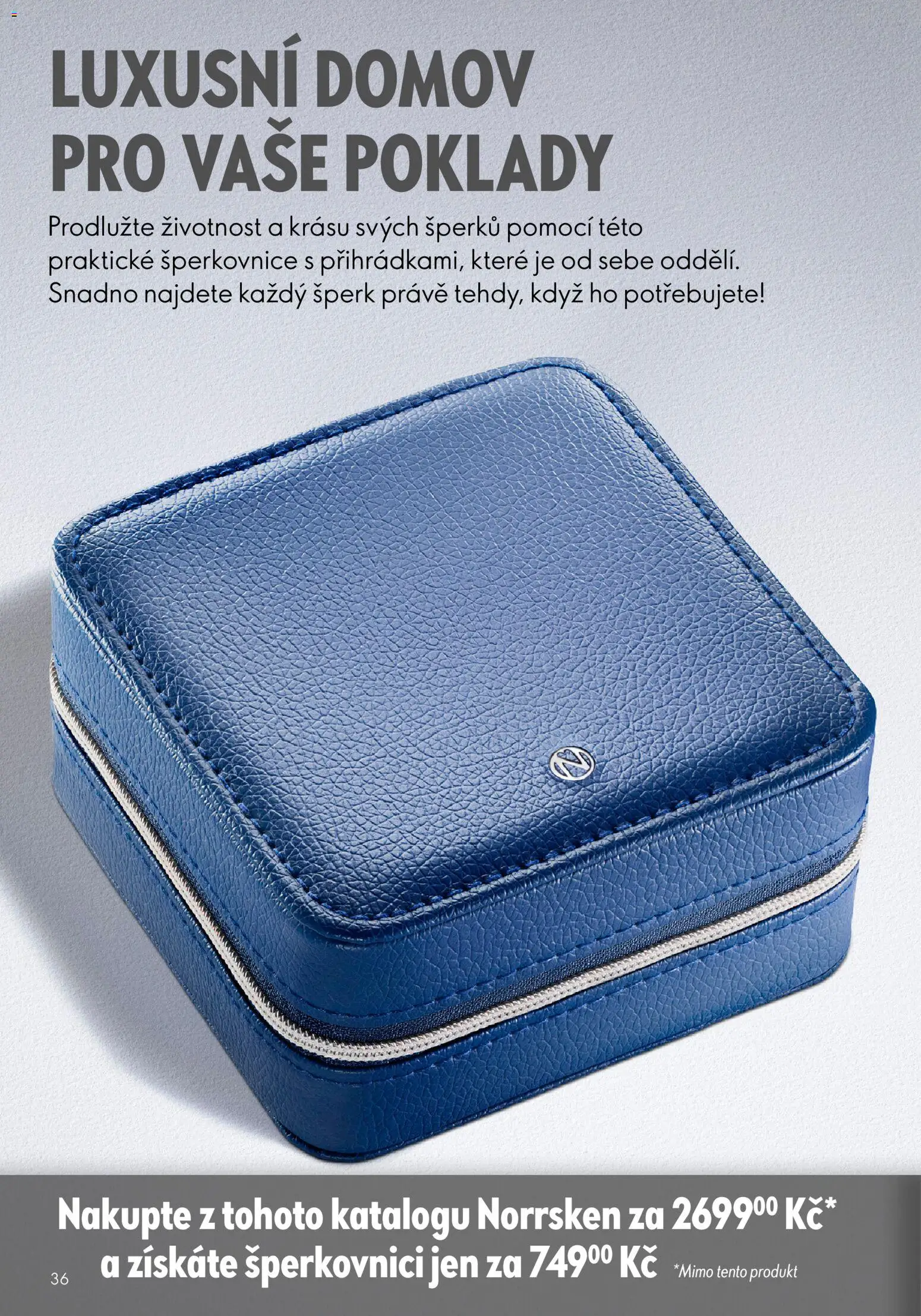 Oriflame katalog Norrsken od 29.01.2026 | Strana: 36 | Produkty: Šperkovnice