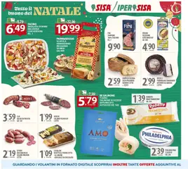 Anteprima del volantino Volantino SISA	 valido a partire dal 16.12.2025 | Pagina: 4 | Prodotti: Salame, Insalata, Salsiccia, Forno