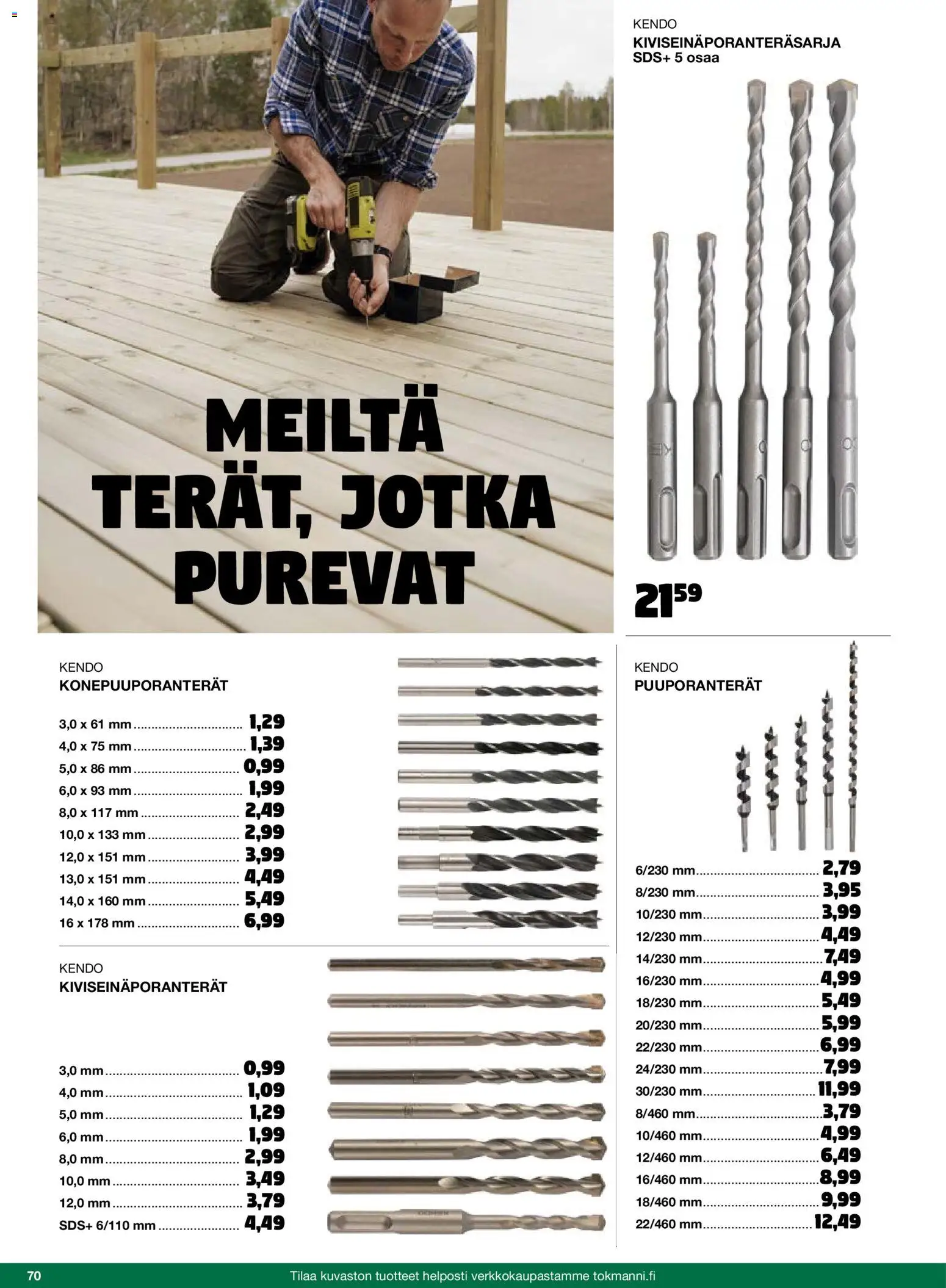 Tokmanni - 2025 Työkalukuvasto – voimassa 01.11.2025 alkaen | Sivu: 70