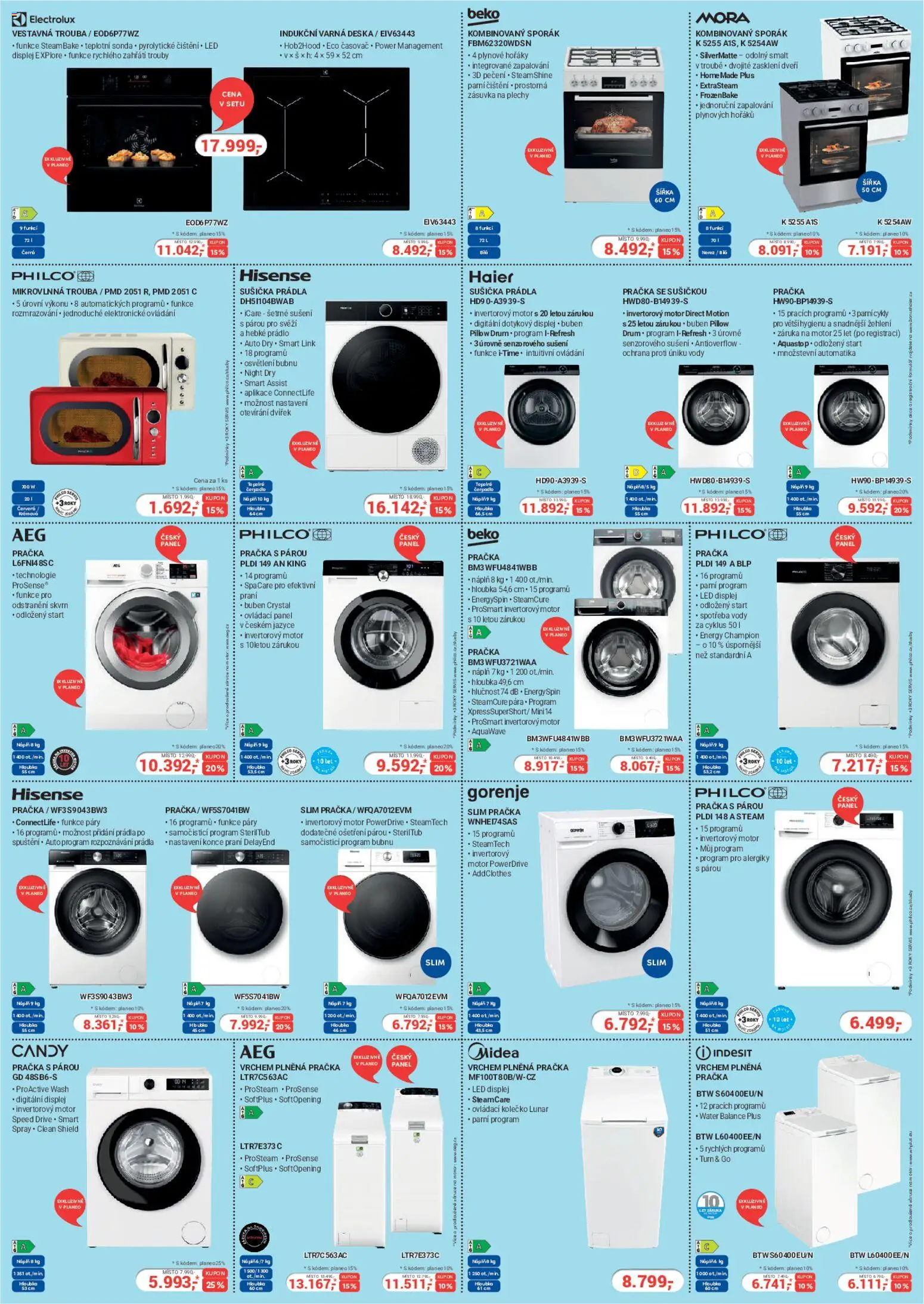 Planeo Elektro leták od 08.12.2025 | Strana: 7 | Produkty: Sušička, Varná deska, Sporák, Zásuvka