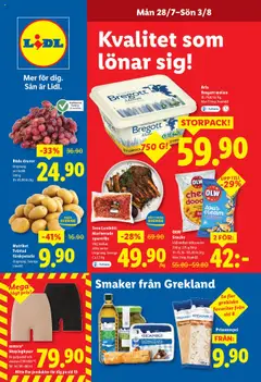 Lidl - erbjudanden - Förhandsvisning av reklamblad från butik Lidl aktuell från 28.07.2025