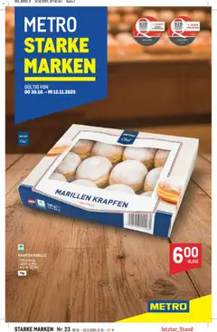 Metro Starke Marken ab 30.10.2025 gültig