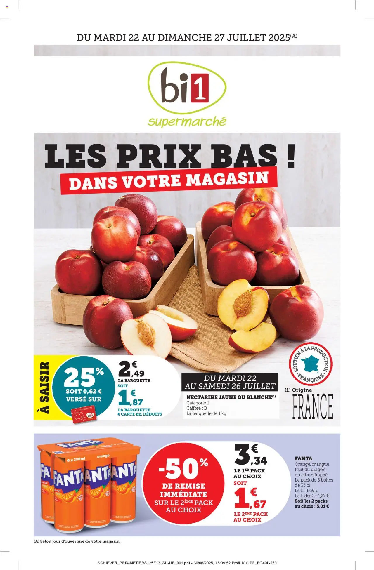  | Page: 1 | Produits: Citron, Mangue, Nectarine, Orange