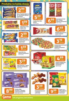 Gama Gazetka od 10.07.2025 | Strona: 4 | Produkty: Chipsy, Ciastka Oreo, Żelki, Cukierki