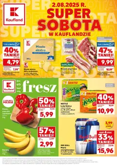 Pogląd oferty "Kaufland gazetka - Super Sobota" - ważna od 02.08.2025
