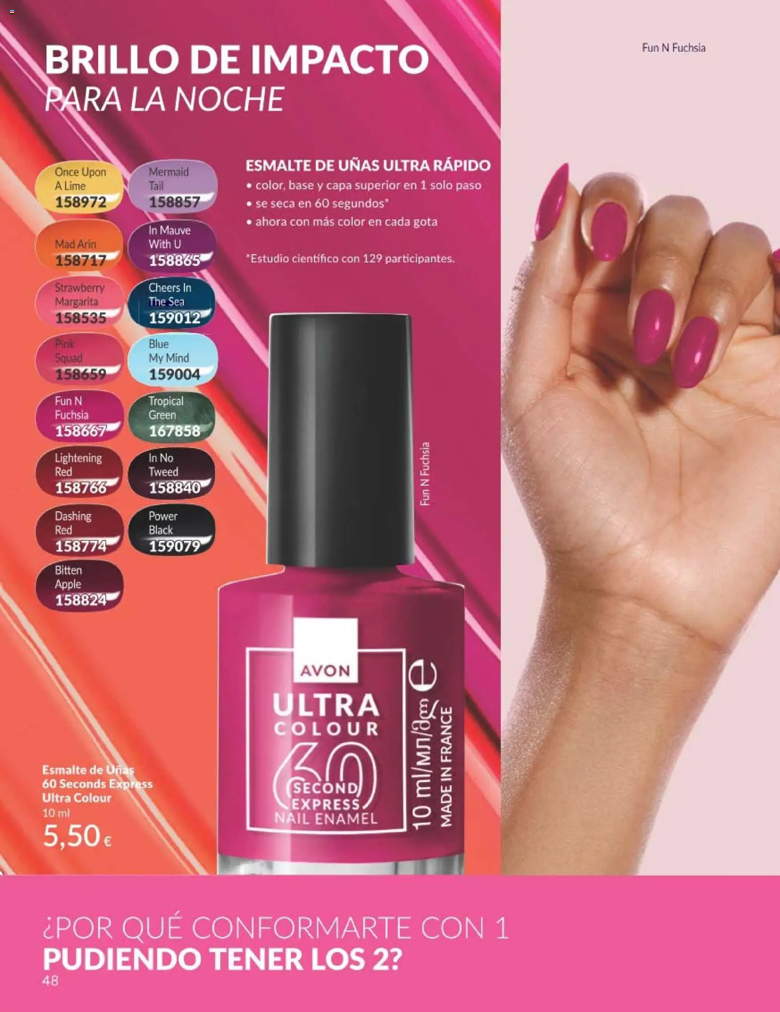 Catálogo AVON campaña 3 │ válido desde el 01.03.2026 | Página: 48 | Productos: Esmalte de uñas, Apple