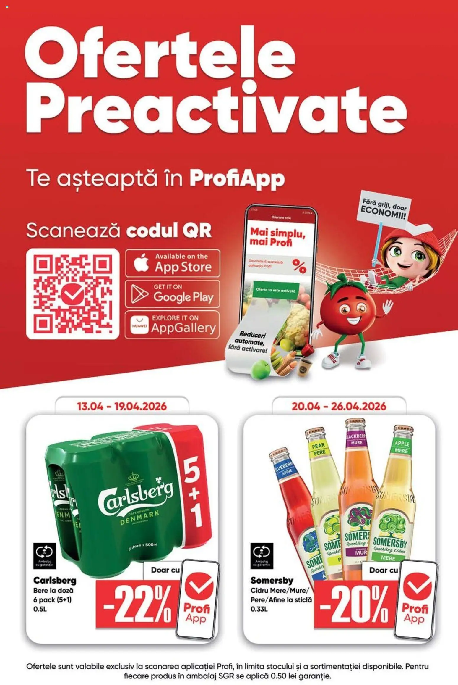 Noul catalog Profi – valabil de la 15.04.2026 | Pagină: 13 | Produse: Afine, Apple, Bere, Mere
