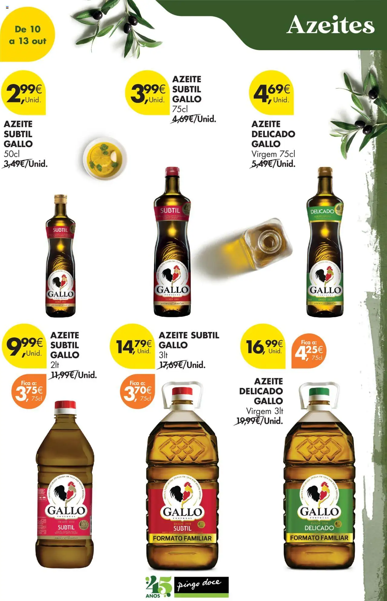 Pingo Doce Poupe Este Fim de Semana │ válido de 10.10.2025 | Página: 17 | Produtos: Azeite, Pó