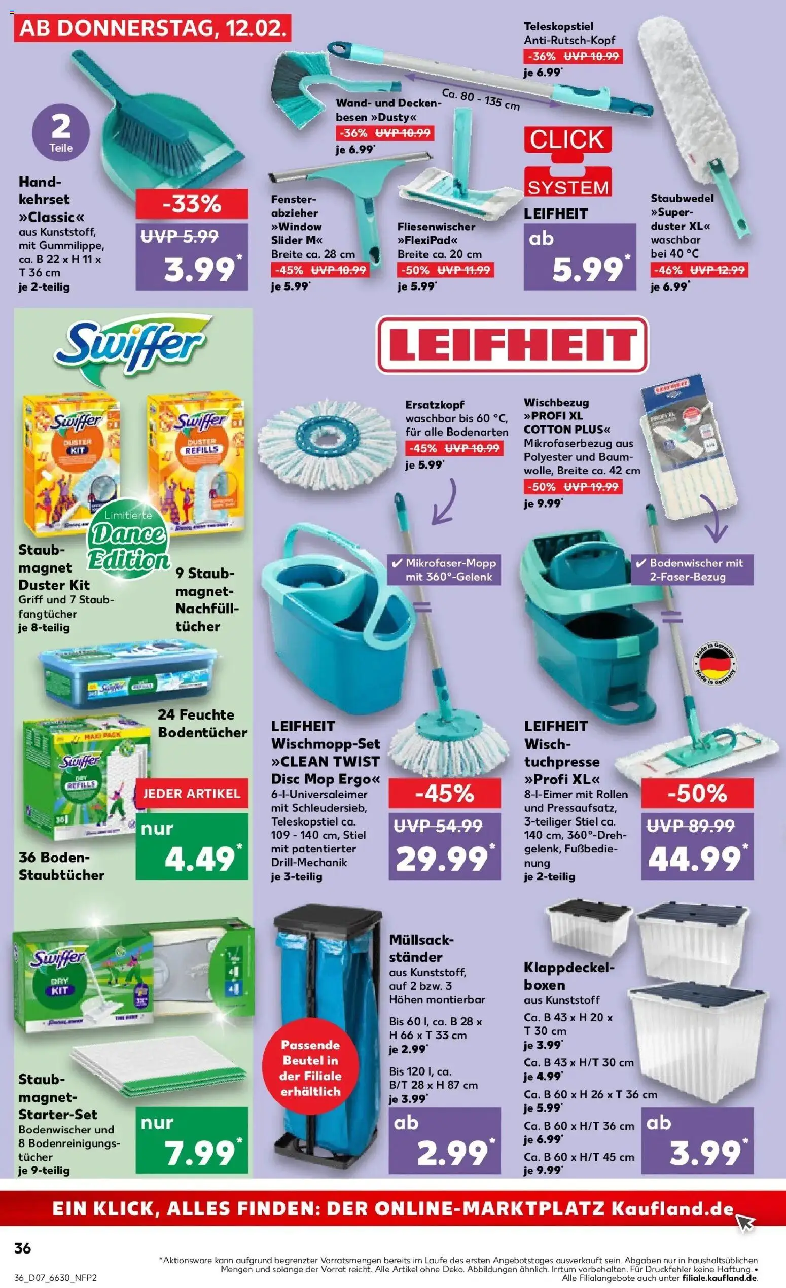 Kaufland prospekt Siegen	 – gültig ab 12.02.2026 | Seite: 44 | Produkte: Swiffer