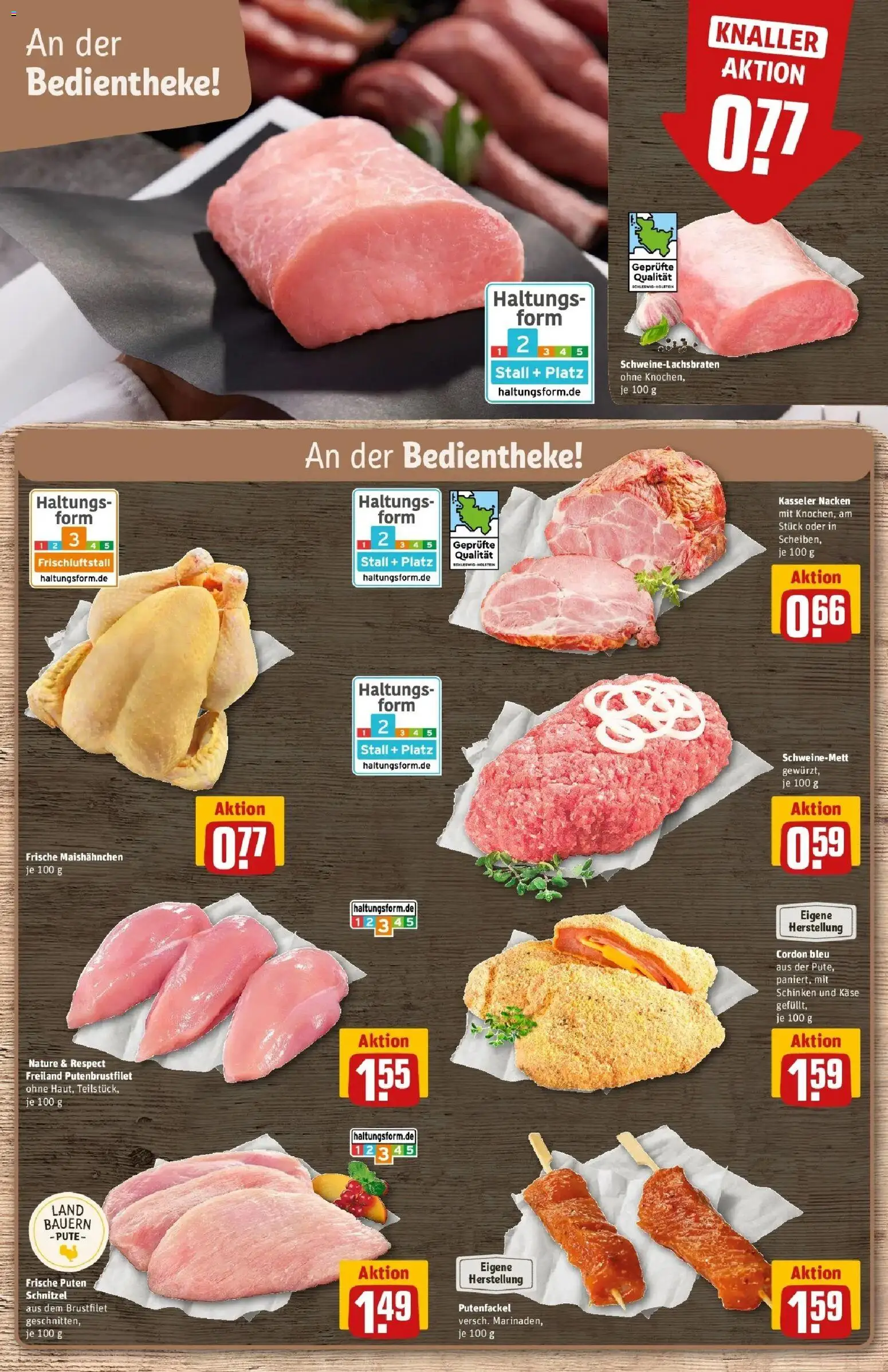 Rewe Prospekt Kiel	 – gültig ab 09.03.2026 | Seite: 8 | Produkte: Käse, Schnitzel, Kasseler nacken, Schinken