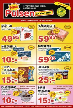 Nya Pulsen - erbjudanden - Förhandsvisning av reklamblad från butik Nya Pulsen aktuell från 27.10.2025 | Sida: 1