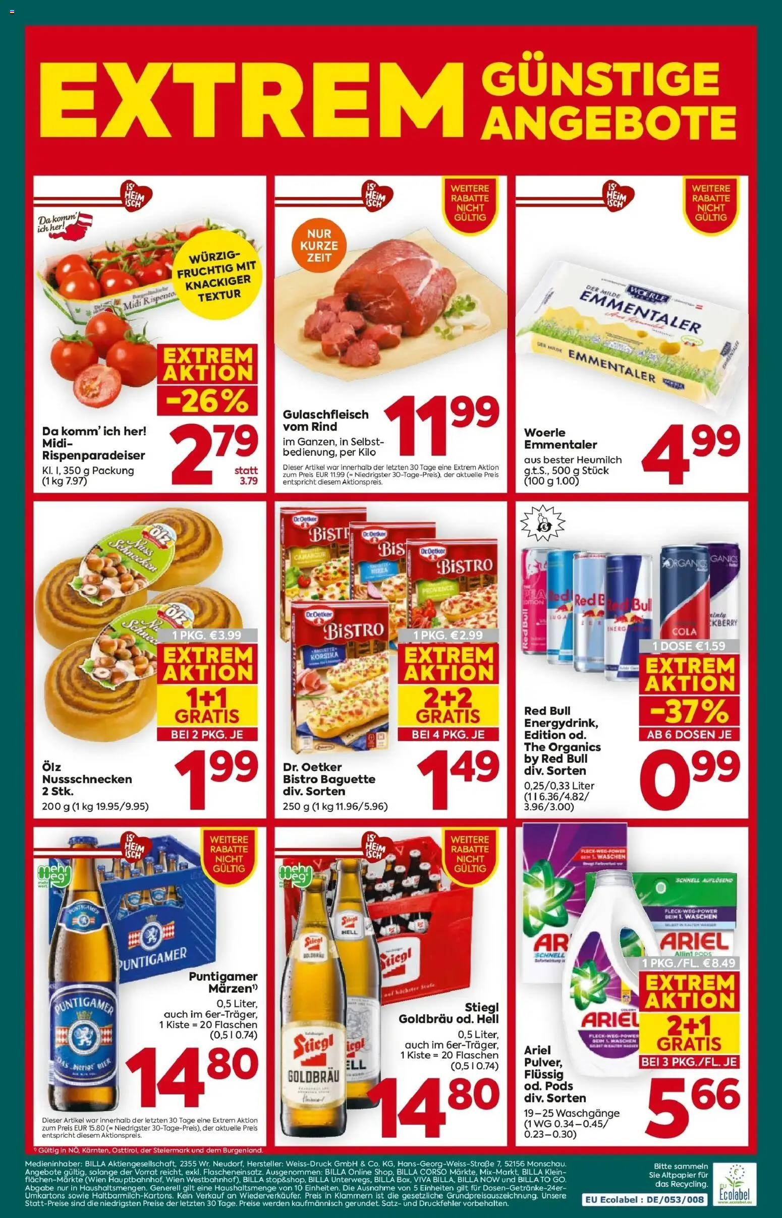 Billa Plus - BILLA PLUS: Flugblatt Burgenland gültig ab 22.04.2026 | Seite: 16 | Produkte: Jääkaappipakastin