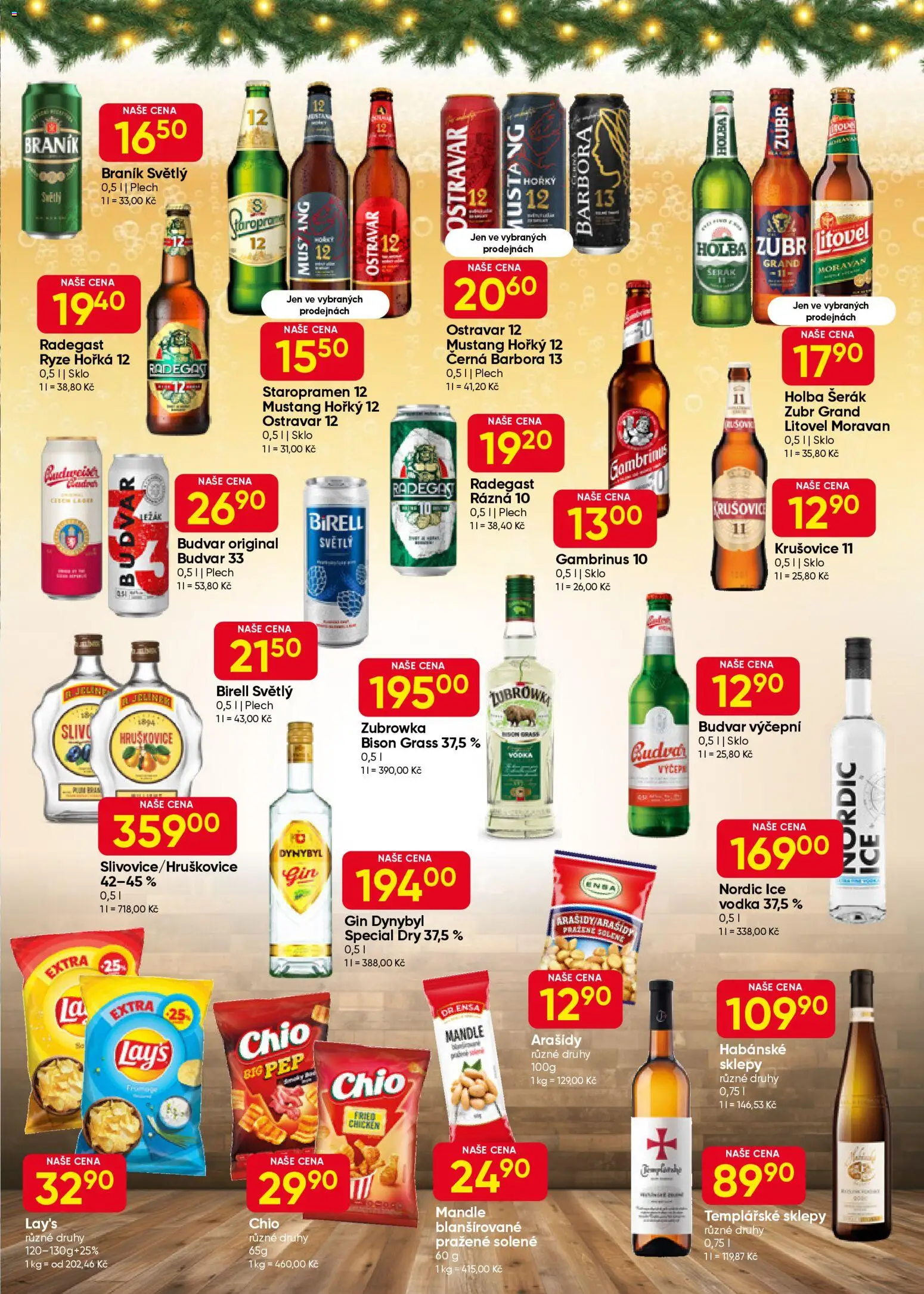 Hruška leták od 03.12.2025 | Strana: 7 | Produkty: Hruškovice, Birell, Lay's, Budvar 33