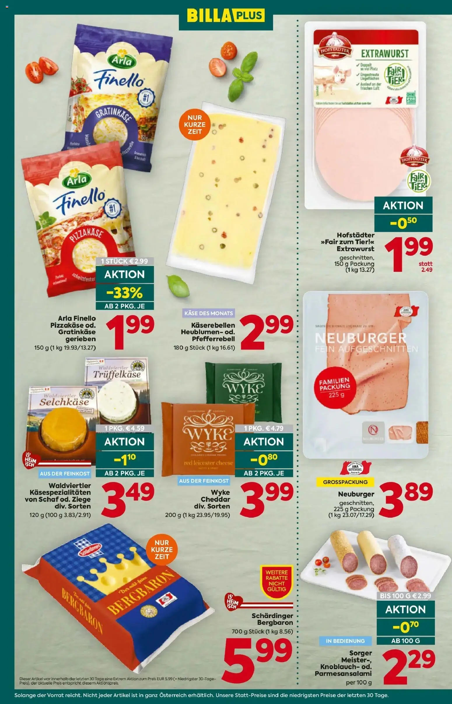 Billa Plus Flugblatt - Steiermark gültig ab 15.01.2026 | Seite: 12 | Produkte: Knoblauch, Käse