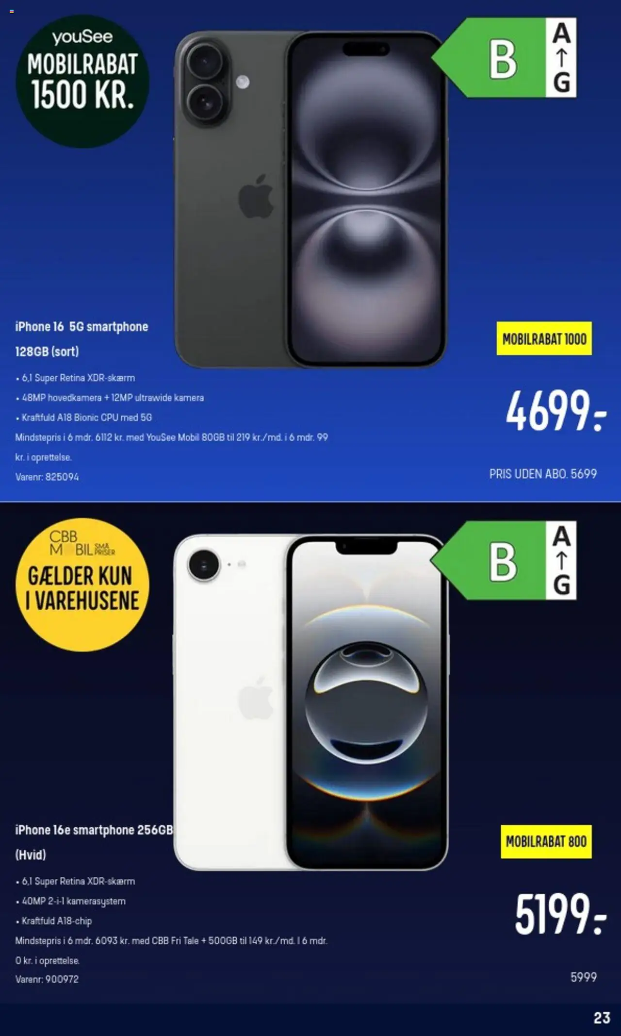 Elgiganten Tilbudsavis gyldig fra 23.06.2025 | Side: 23 | Produkter: Smartphone, Kamera