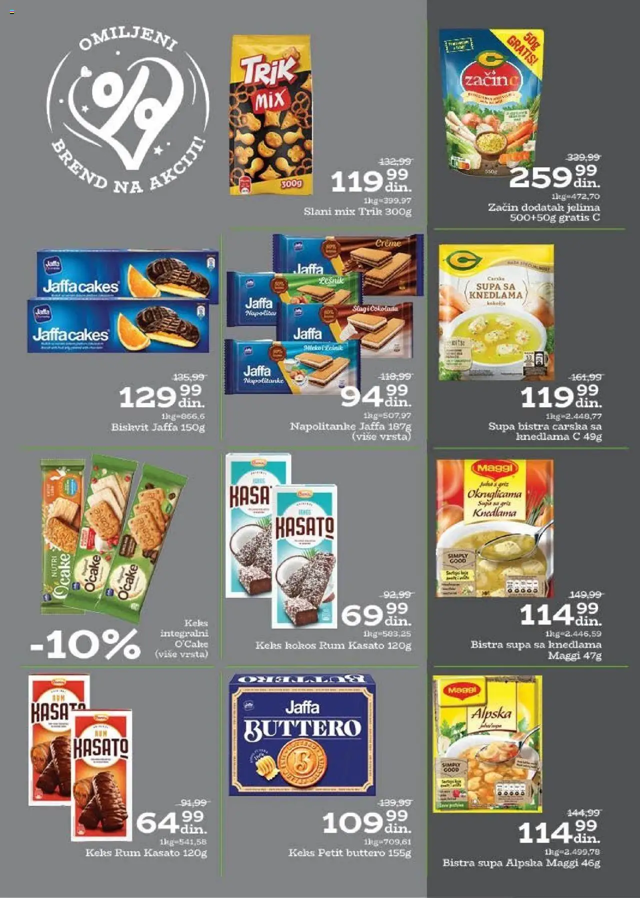 Univerexport katalog - važi od 13.10.2025 | Strana: 24 | Proizvode: Keks, Mleko, Čokolada, Napolitanke