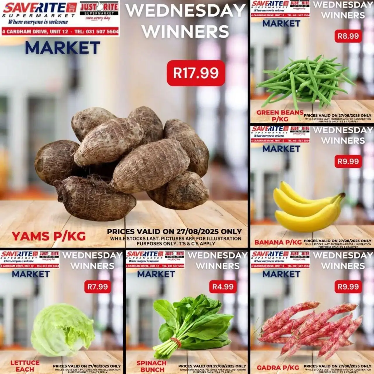 Saverite Wednesday Winners │ valid from 27.08.2025 | Page: 2 | Products: Lettuce