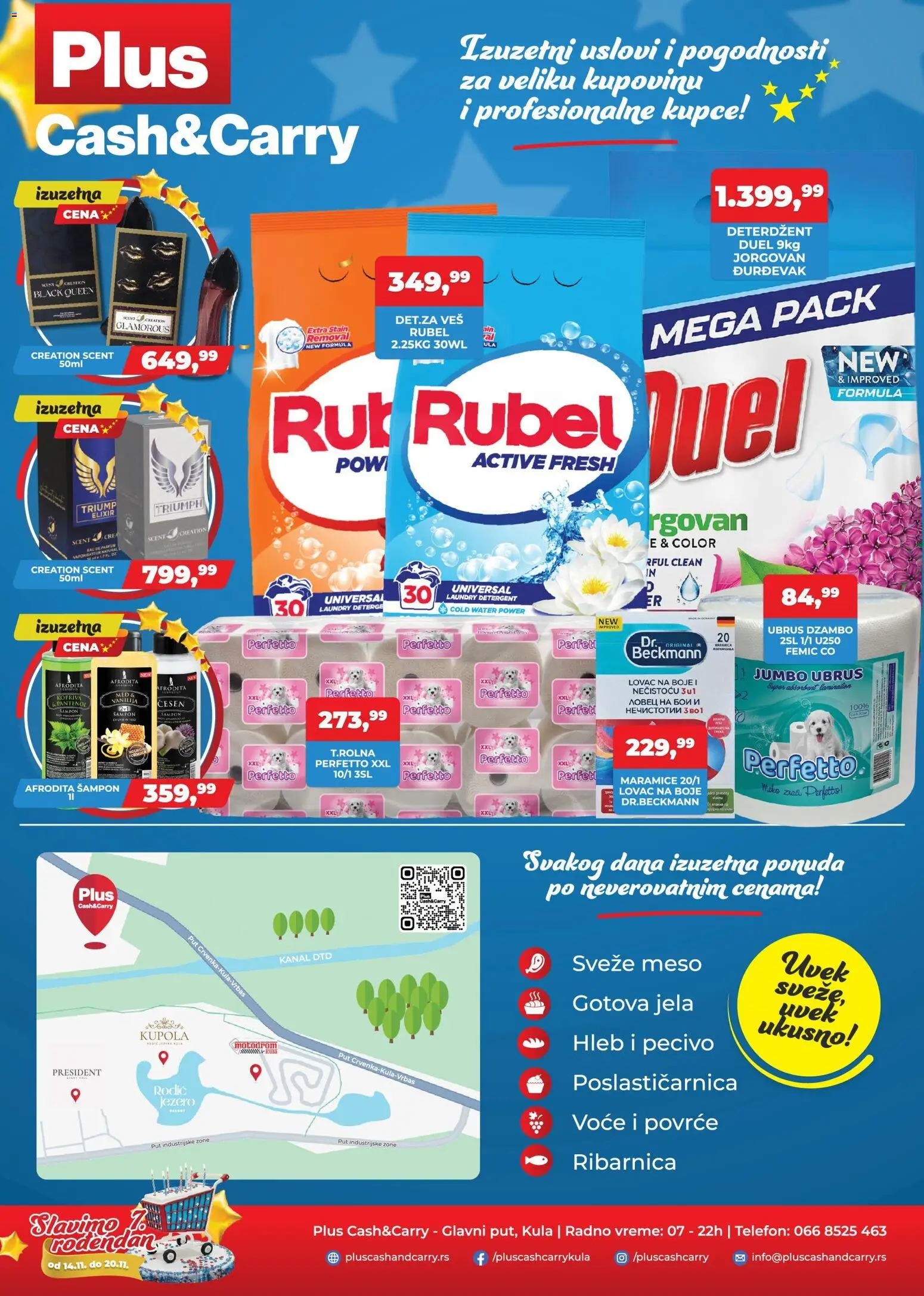 Plus Cash & Carry katalog - važi od 14.11.2025 | Strana: 4 | Proizvode: Deterdžent, Telefon, Hleb, Med