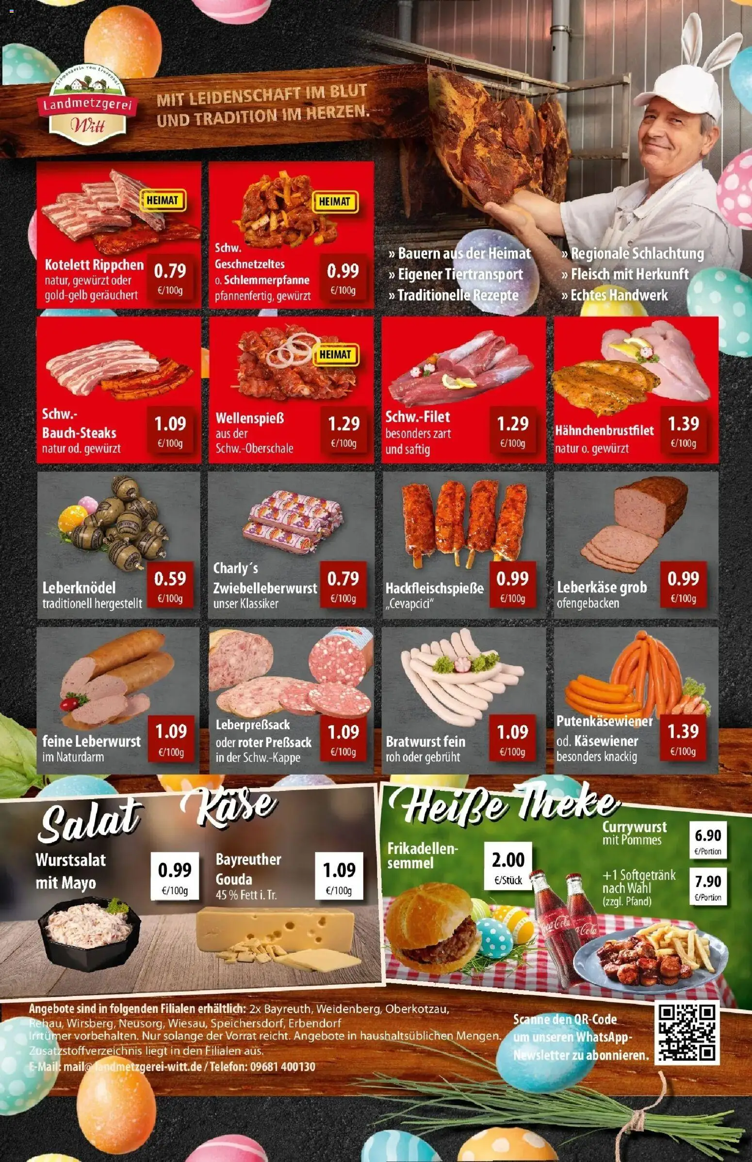 Rewe Prospekt Speichersdorf	 – gültig ab 30.03.2026 | Seite: 11 | Produkte: Gouda, Pommes, Fleisch, Leberkase