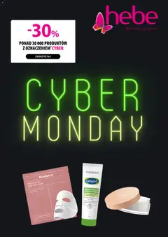 Pogląd oferty "Hebe Gazetka - Cyber Monday" - ważna od 01.12.2025