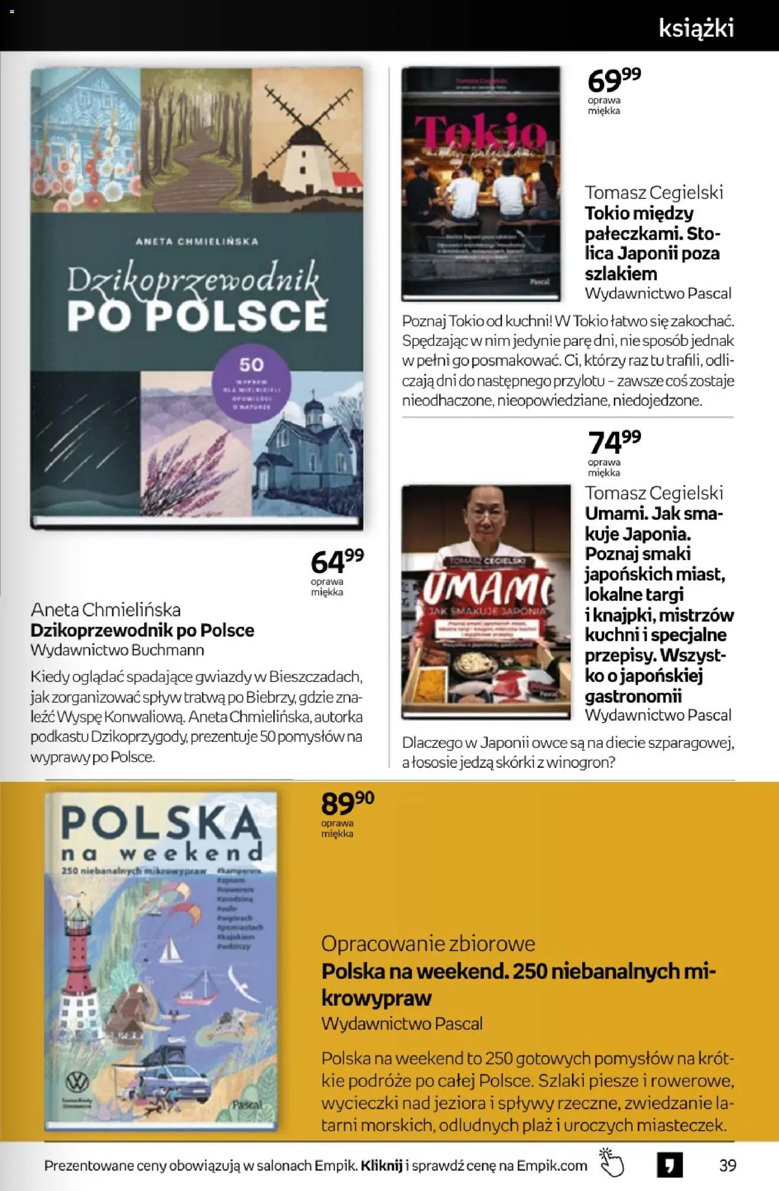 Empik promocje - Tom kultury Książki od 22.04.2026 | Strona: 39 | Produkty: Książki