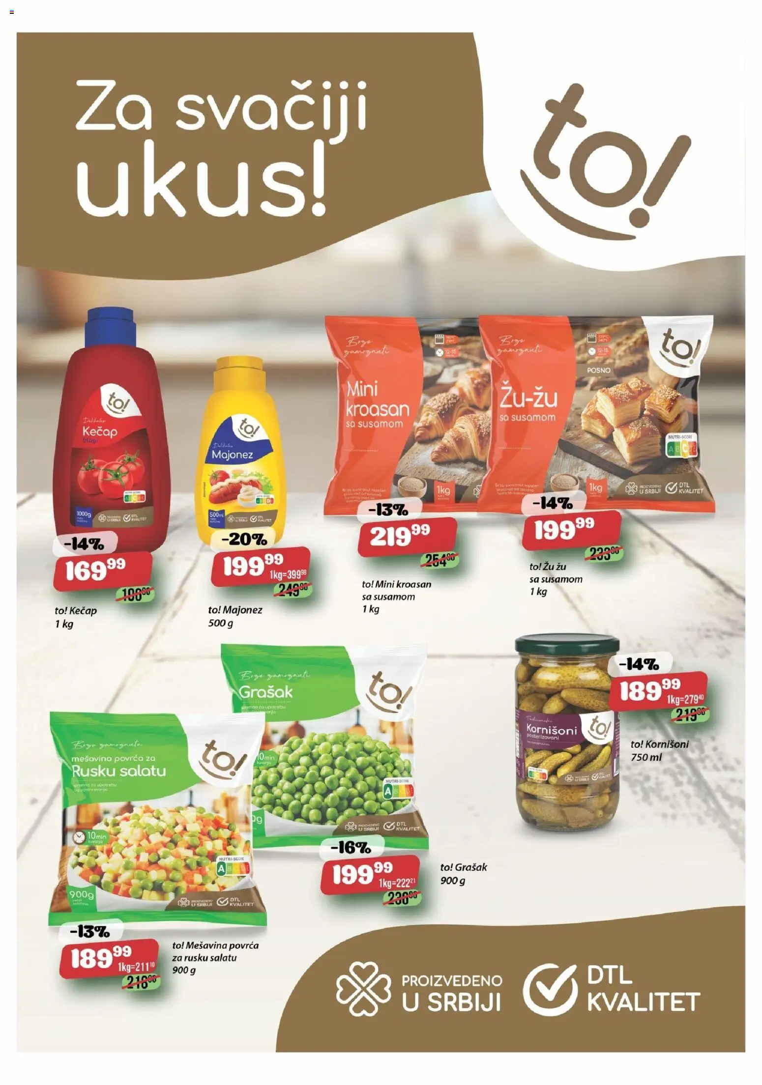 Europrom katalog - važi od 22.10.2025 | Strana: 2 | Proizvode: Majonez, Kečap, Grašak, Kroasan