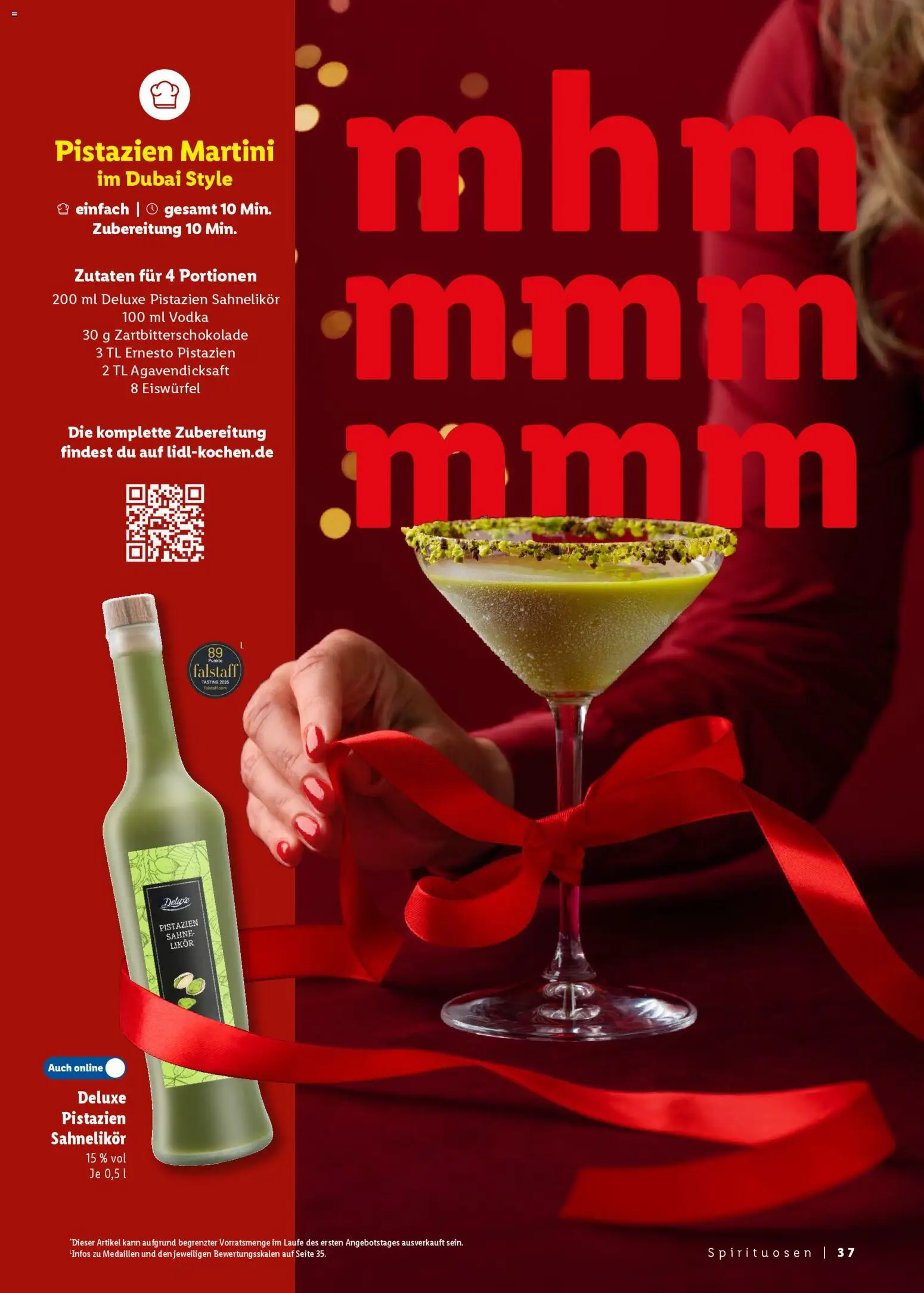 Lidl - Prospekt – gültig ab 31.10.2025 | Seite: 39 | Produkte: Martini, Likör, Pistazien, Vodka