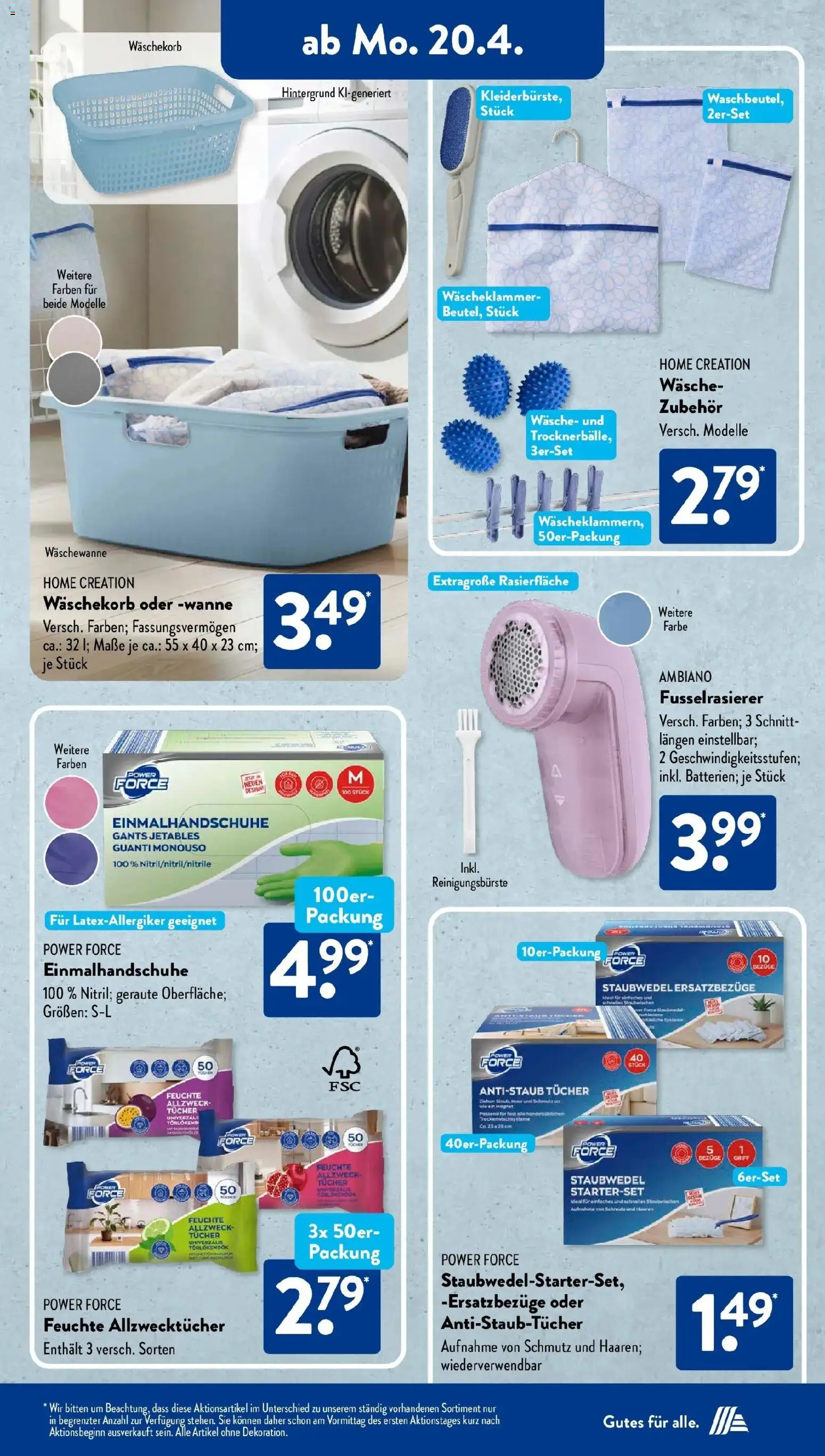 Aldi Süd Aktuelle Wochenangebote – gültig ab 20.04.2026 | Seite: 13 | Produkte: Home creation