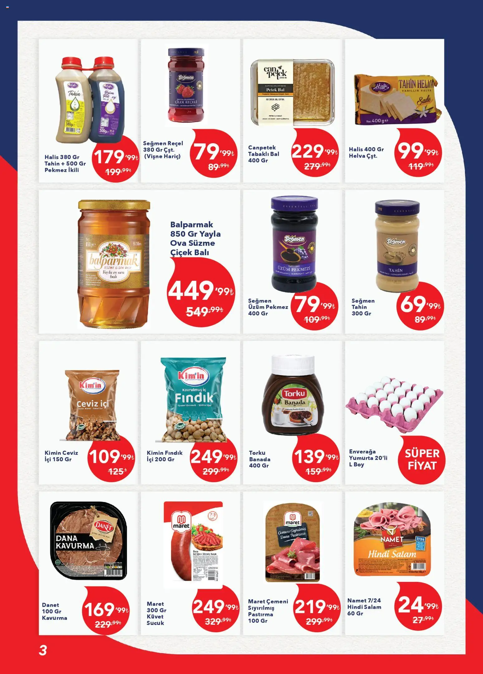 Kim Market Katalog - Ege Insert - 12.02.2026 tarihinden itibaren geçerlidir | Sayfa: 3 | Ürünler: Yumurta, Çilek, Fındık, Üzüm