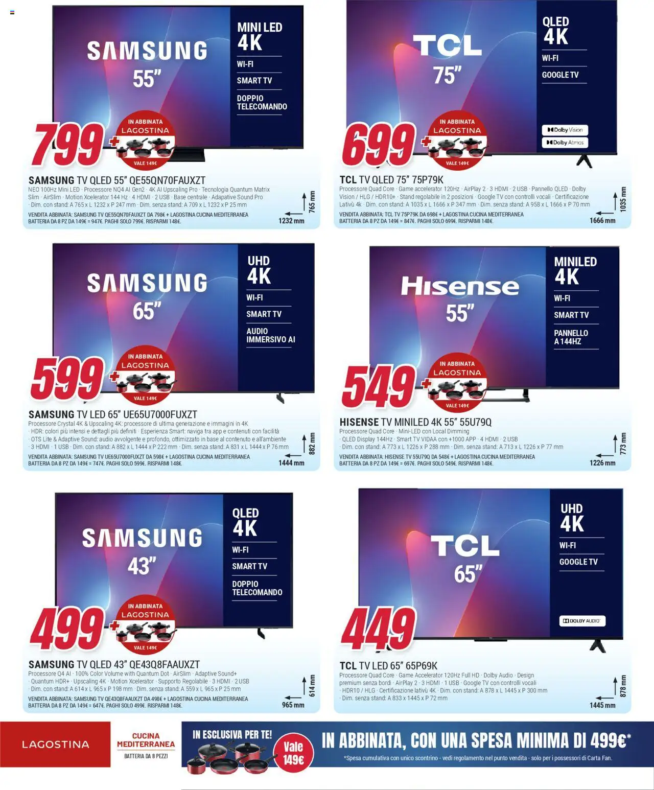 Volantino Trony del 11.09.2025 | Pagina: 5 | Prodotti: smart TV, USB, Batteria, Samsung