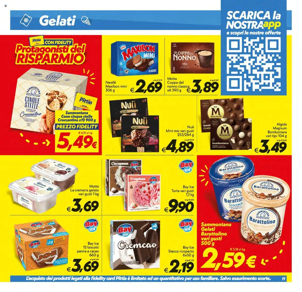 Volantino SuperConveniente del 12.08.2025 | Pagina: 11 | Prodotti: Panna, Biscotti, Gelato, Barattoli