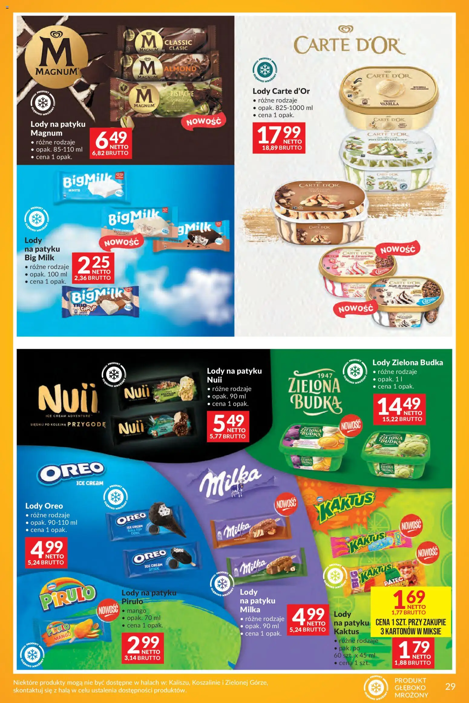Makro gazetka - Markowe Inspiracje Maja od 28.04.2026 | Strona: 27 | Produkty: Top, Por, Milka, Lody na patyku