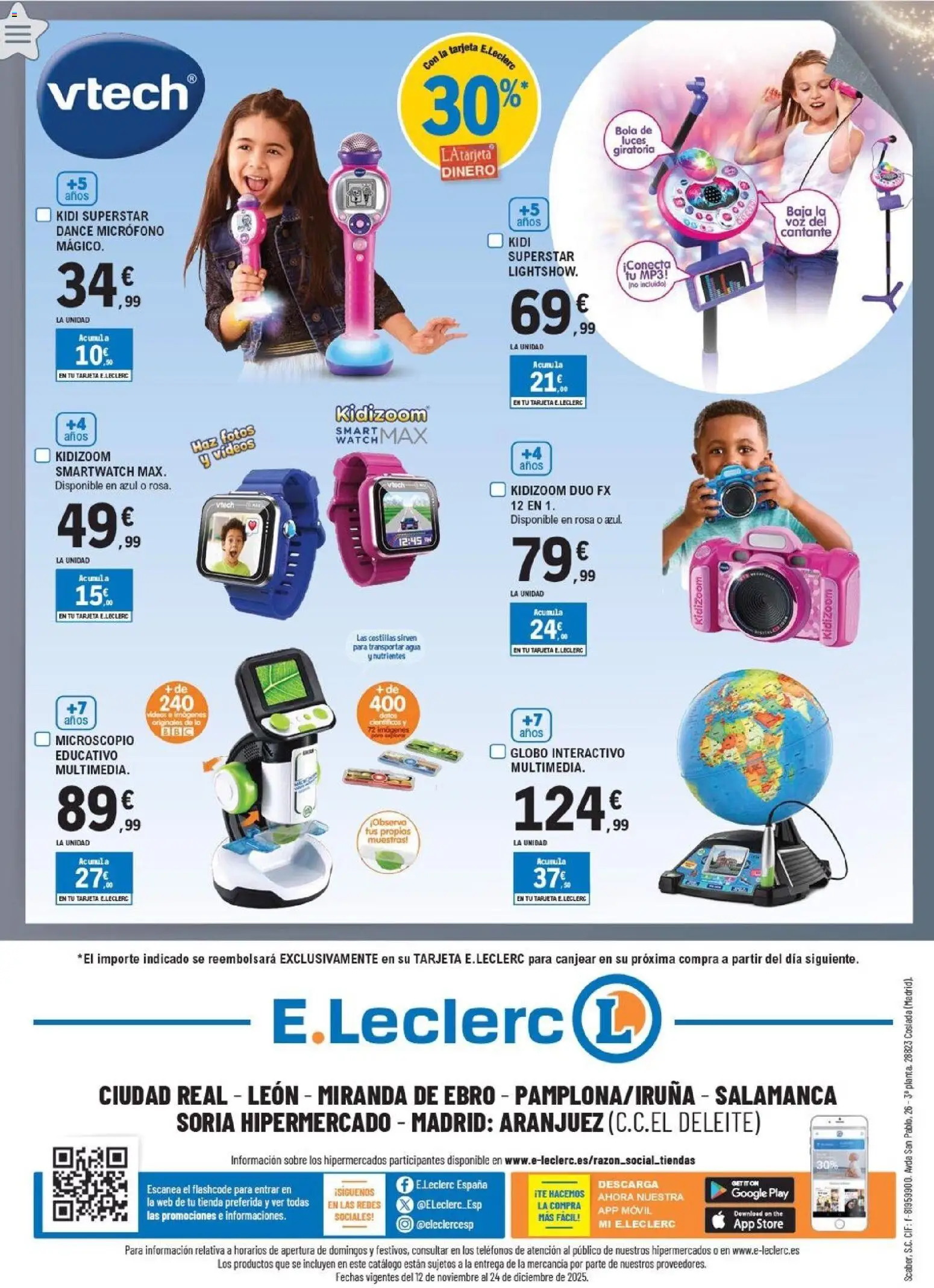 E.Leclerc - Juguetes  │ válido desde el 03.11.2025 | Página: 84 | Productos: MP3, Micrófono