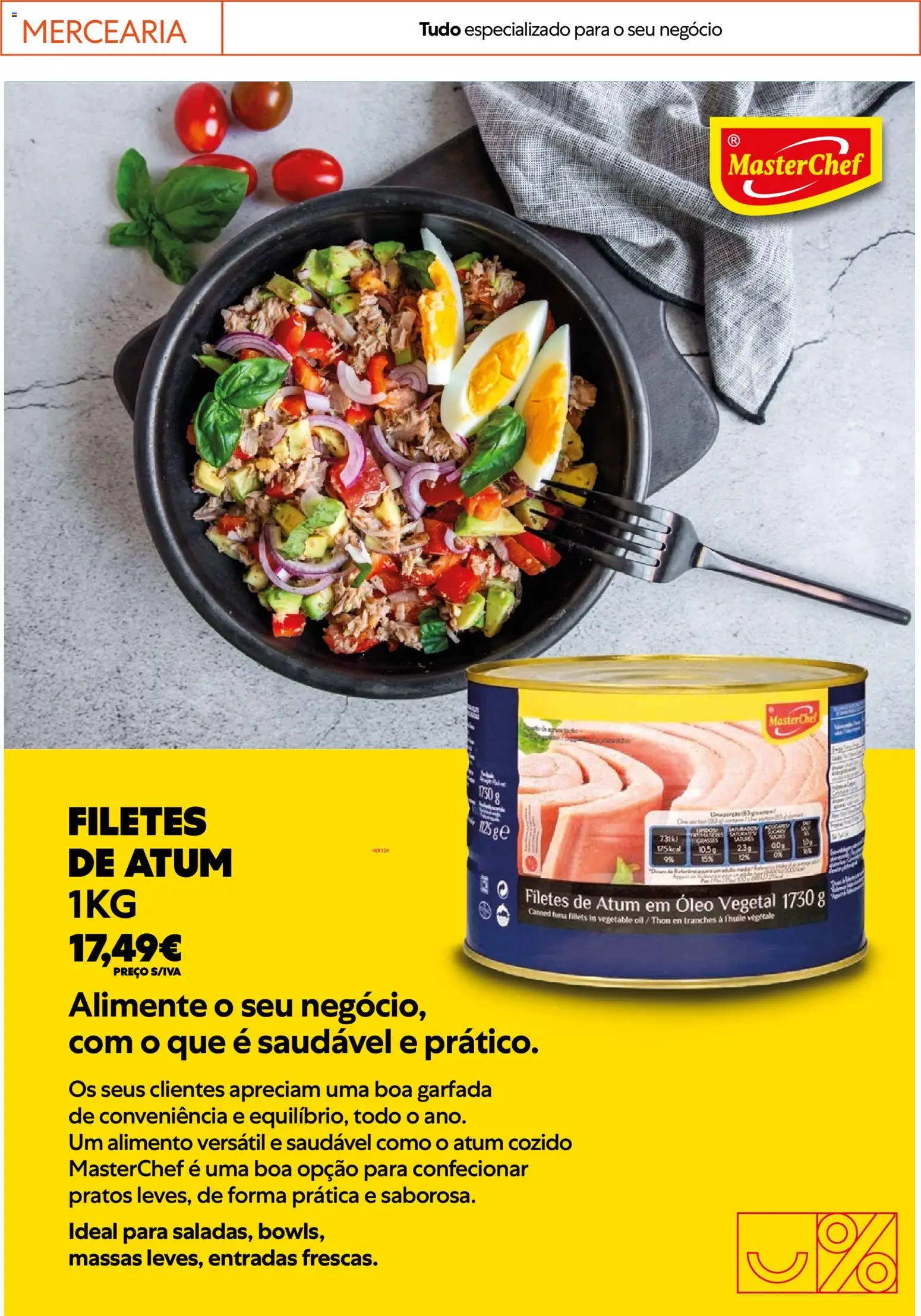 Recheio - Horeca Bons Negócios │ válido de 13.01.2026 | Página: 14 | Produtos: Atum, Pratos, Óleo