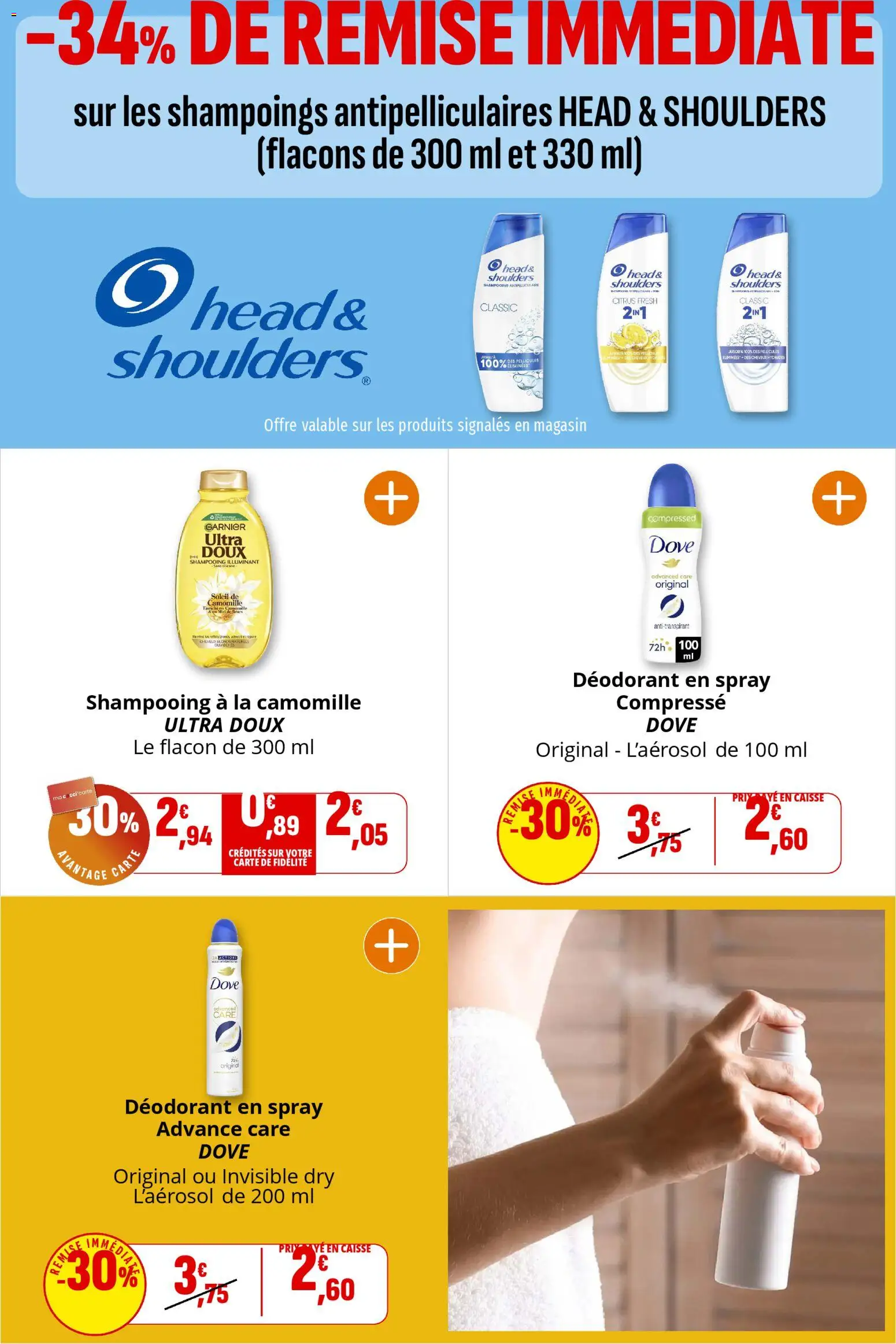 {H1} | Page: 38 | Produits: Shampooing, Déodorant