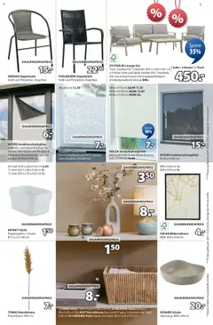 Prospekt JYSK - gültig ab dem 13.07.2025 | Seite: 3 | Produkte: Kissen, Sessel, Tisch, Korb