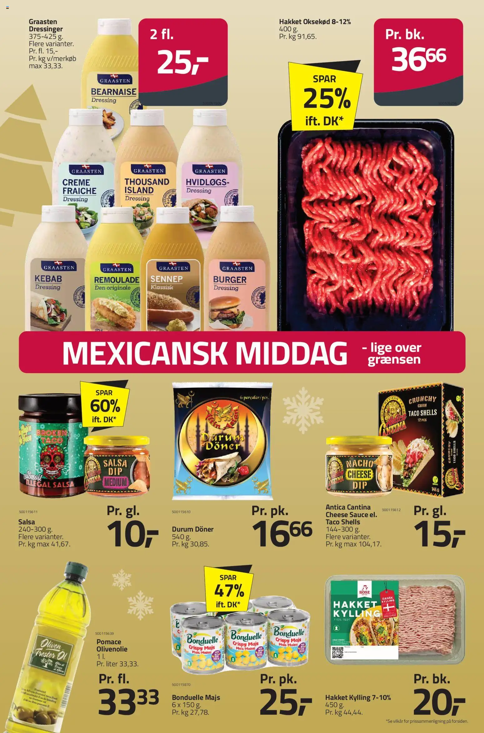 Fleggaard tilbudsavis – gyldig fra 26.11.2025 | Side: 42 | Produkter: Remoulade, Oliven, Olivenolie, Taco