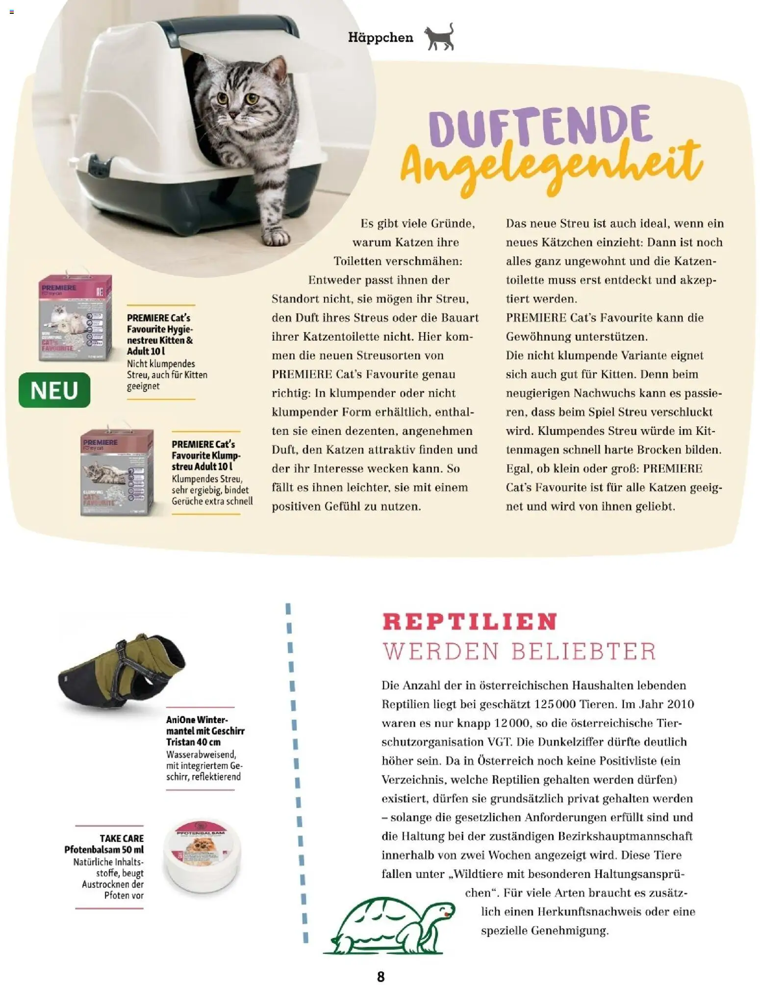 Fressnapf Friends 01/26 gültig ab 01.01.2026 | Seite: 8 | Produkte: Mantel, Spiel, Toilette, Duft