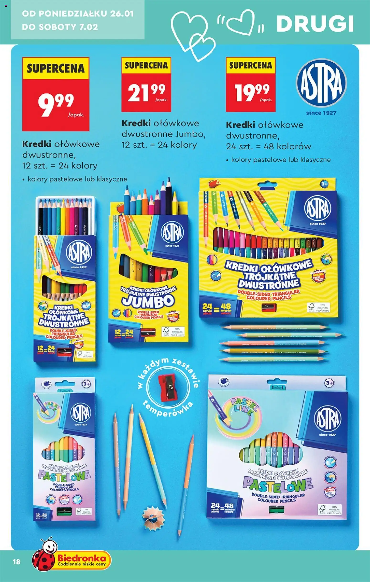 Biedronka gazetka - Hity i inspiracje od 24.01.2026 | Strona: 20 | Produkty: Temperówka